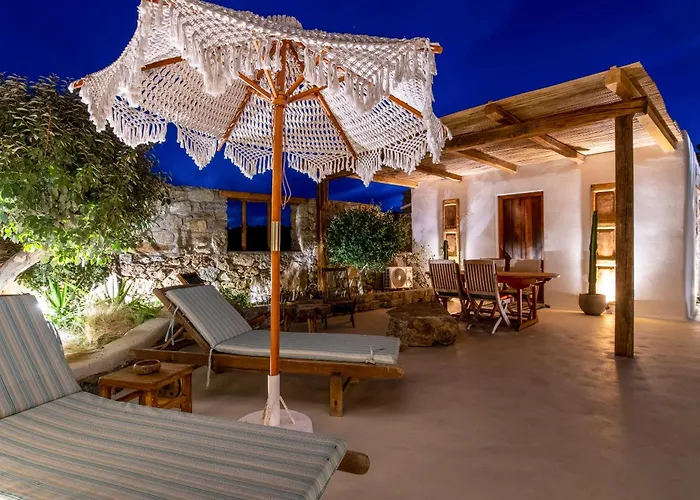 וילה Sea Walk Mykonos 200m To פטליה