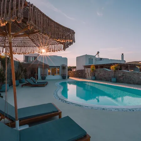 Villa Sea Walk Mykonos 200m To Ftelia