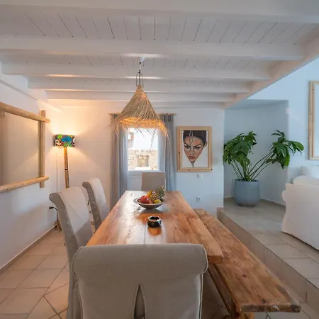 Villa Sea Walk Mykonos 200m To Ftelia