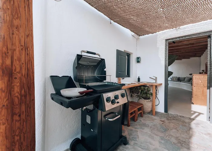 빌라 Sea Walk Mykonos 200m To 프텔리아